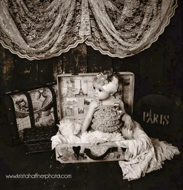 baby photos, 9 month girl photos, milestone photos, vintage baby photos