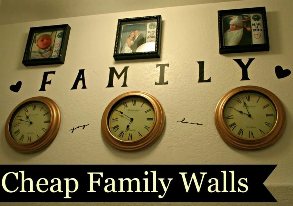 Cheap Family Wall Displays