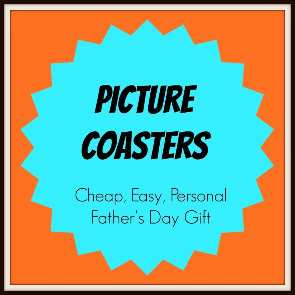 Fathers Day Gifts, Picture Coasters, Man Cave coasters