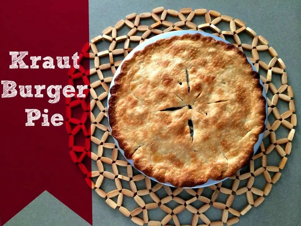 Kraut Burger Pie Kraut, Burger, Pie, Sauerkraut