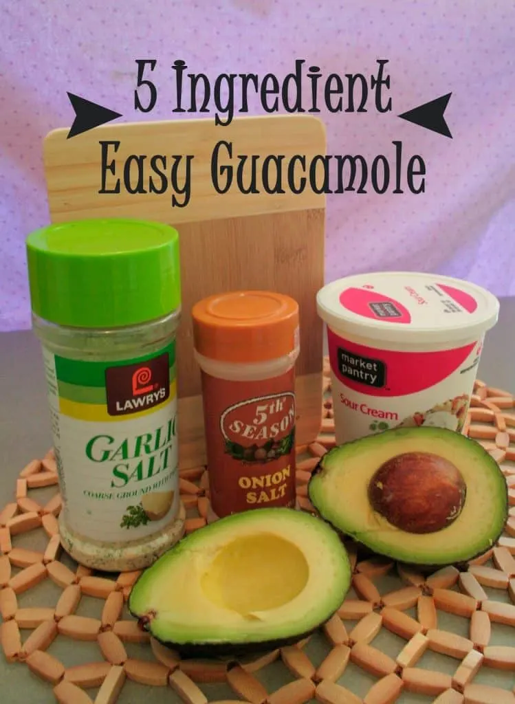 5 Ingredient Easy Guacamole Recipe