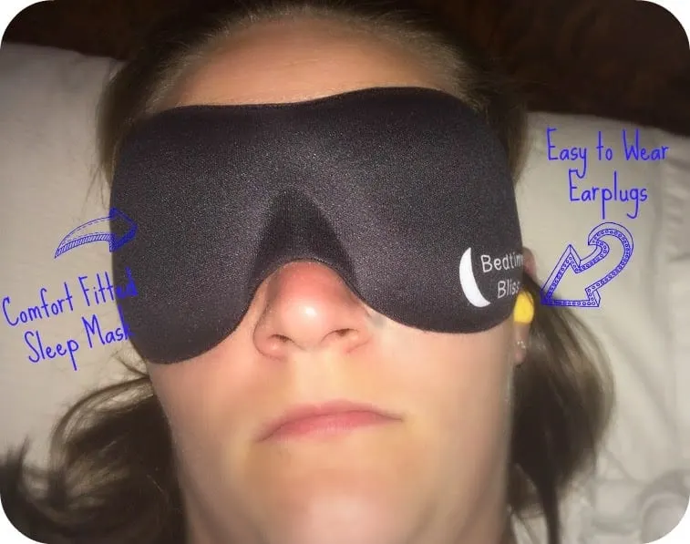 Black out Sleep mask, Bedtime Bliss sleep mask, #bedtimebliss