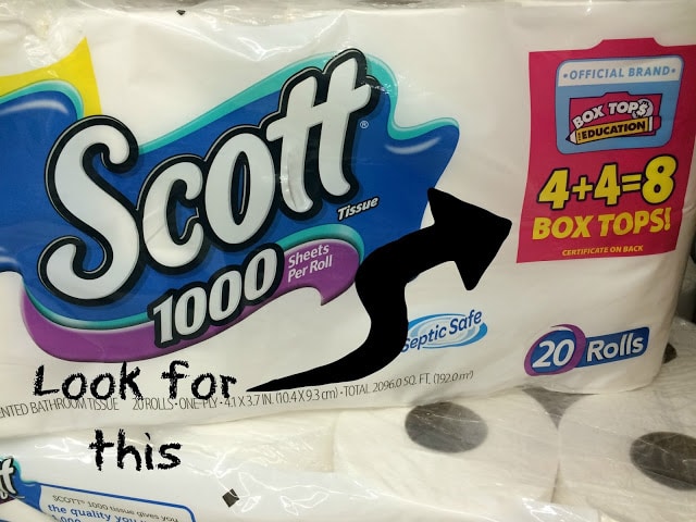 Back to school, Walmart, shopping, Box Tops, Kleenex, Scott Tissue