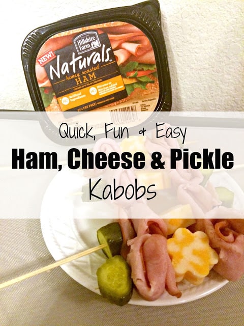Hillshire Farm Naturals, #hillshirenaturals, Easy kids lunch kabobs, how to make kabobs, lunch meat kabobs. 