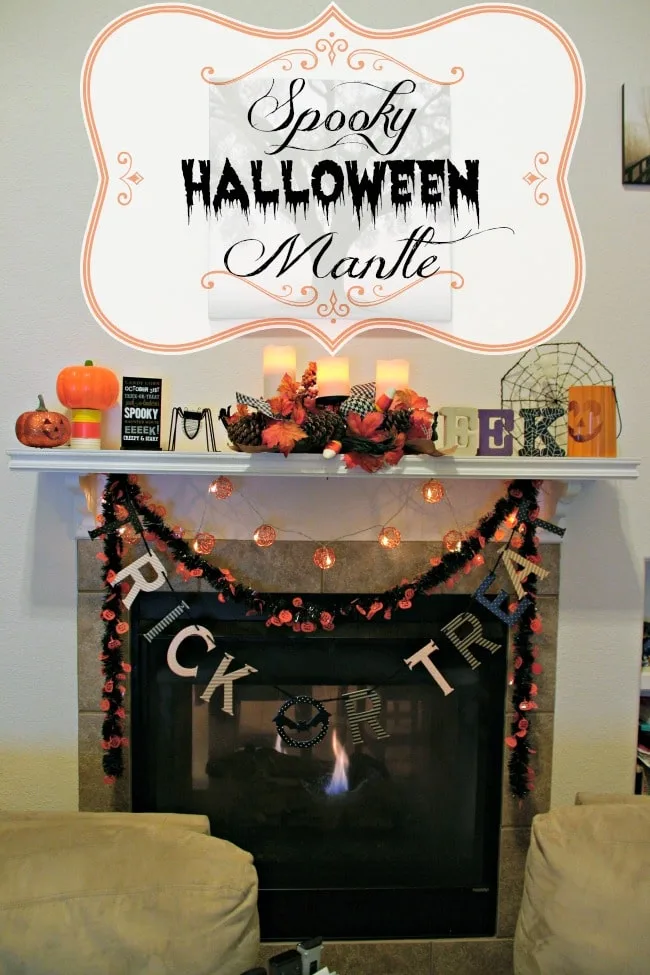Spooky Halloween Mantel Ideas