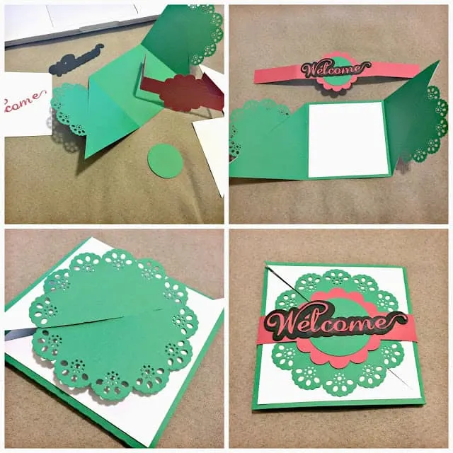 Holiday Welcome Basket, Adult Goodie Bags, American Home&trade; by Yankee Candle&reg;, #LoveAmericanHome, Silhouette card designs