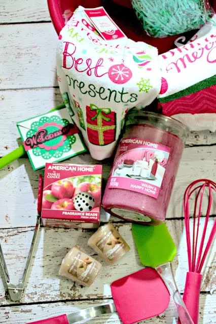 Holiday Welcome Basket, Adult Goodie Bags, American Home&trade; by Yankee Candle&reg;, #LoveAmericanHome, Silhouette card designs