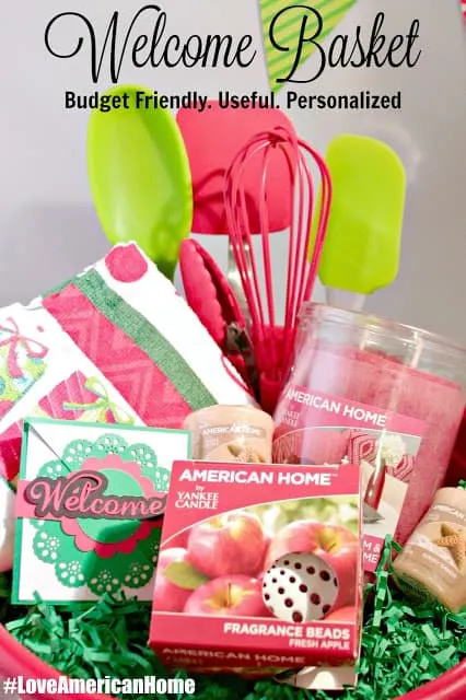 Holiday Welcome Basket, Adult Goodie Bags, American Home&trade; by Yankee Candle&reg;, #LoveAmericanHome, Silhouette card designs