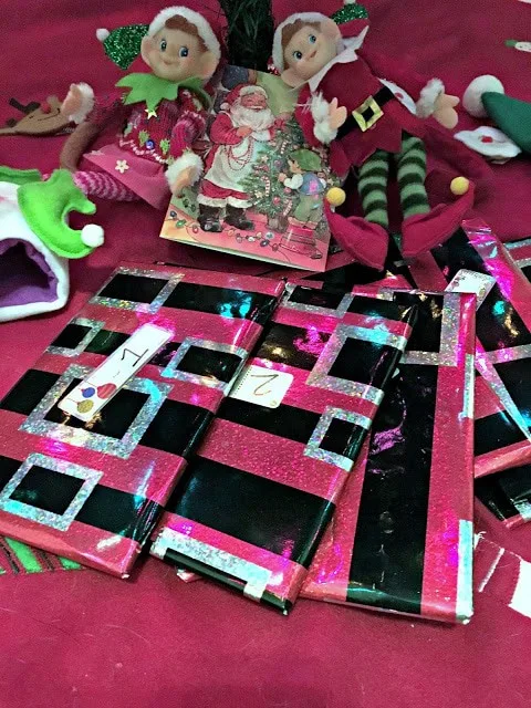 Elf on the shelf ideas, elf on the shelf naughty list, elfs on the shelf steal the tree, elf on the shelf easy ideas for kids, elf on the shelf