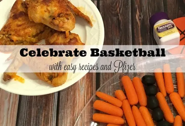 #GameforBasketball, #Ad, #CBias, Buffalo Chicken Slow Cooker Wings, Basketball Veggie Tray, Dill Ranch Dip, Easy Basketball Recipes, Basketball themed recipes