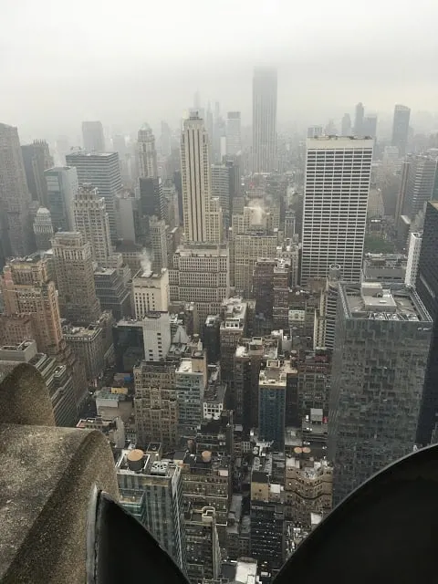 View from Rockefeller center