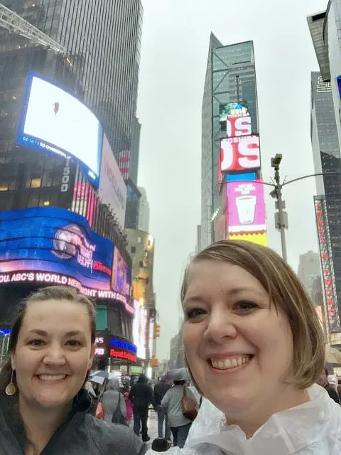Times Square selfie