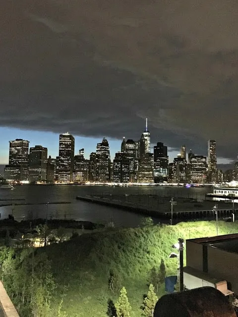 NYC Storm over skyline