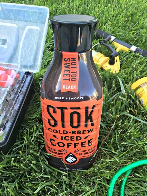 #SToKCoffee, #CBias, #Ad, SToK Iced Coffee, How to create a fishing kit, How to create a travel fishing kit, creative fathers day gifts, fathers day fishing gifts, fishing kit for motorcycles, biker gifts, best gifts for bikers