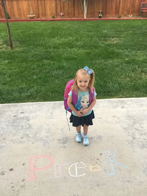 Preschool ideas, chalk boards, first day of school photos 