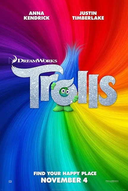 Trolls movie poster, Trolls review, Dreamworks, Trolls Movie Pictures