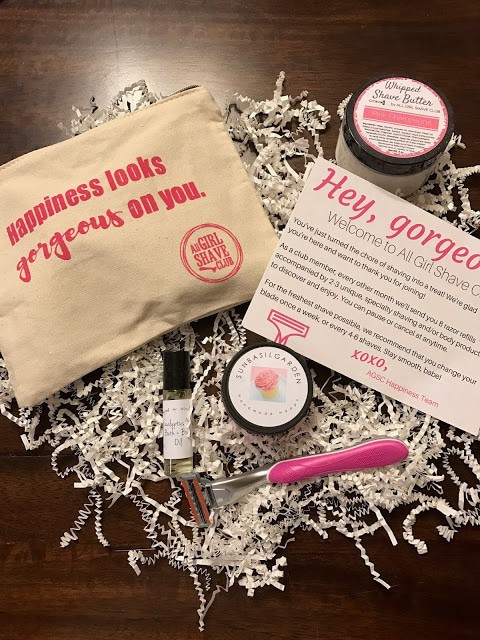 All Girl Shave Club, Shave Like A Girl, Dollar Shave Club for Girls, Shaving Subscription box, Discount code for All Girl Shave Club, Review of All Girl Shave Club