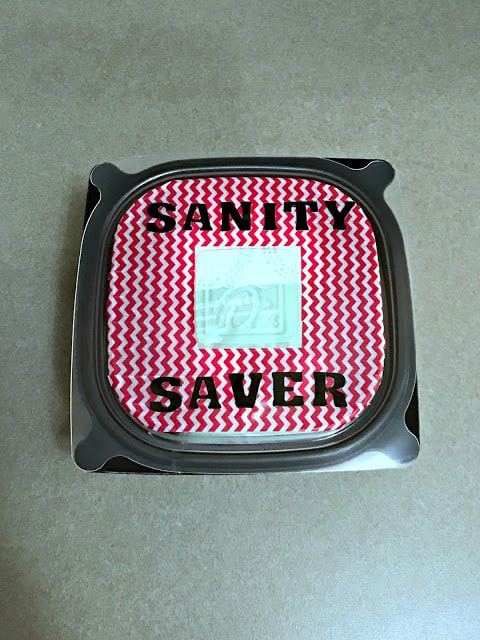 Sanity Saver, ChickFilA Chicken Tortilla Soup Upcycle, ChickFilA Container crafts, #ChickFilAMoms, Ideas for recycling plastic containers, Ideas for busy parents, compact containers 