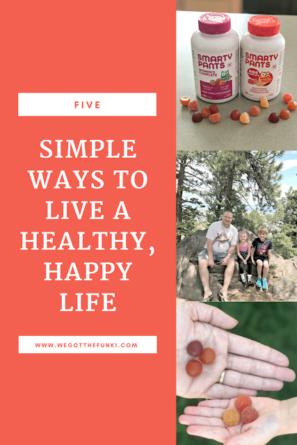 5 simple ways to live a happy healthy life, how to be happier, how to be healthier, What do vitamins do, chewable vitamins for adults, gummy vitamins for adults and children, tasty gummy vitamins, gummy vitamins that taste good, gummy vitamins for adults that taste good, chewy vitamins that taste good, smartypants vitamin giveaway