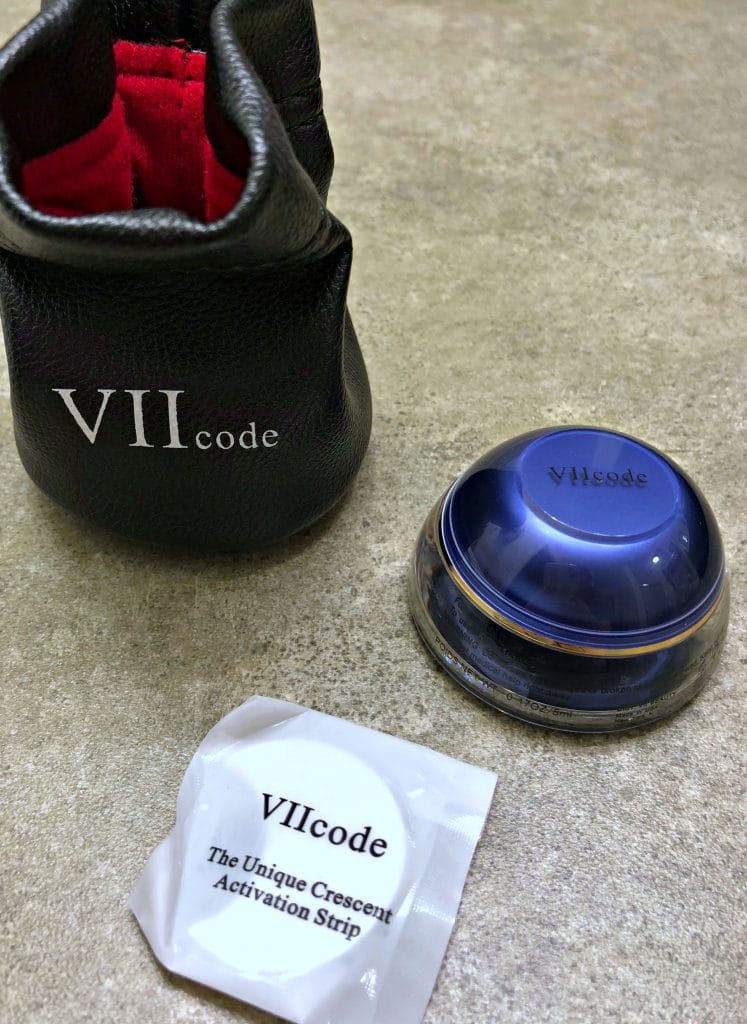 VIIcode Oxygen Eye Cream Review, Results with VIIcode Oxygen Eye Cream, how to use the activator strip with the VIIcode Oxygen Eye Cream