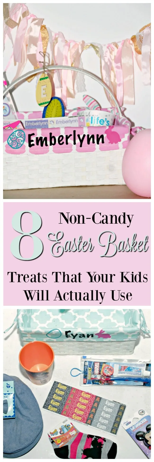 Useful Easter Basket Items, non candy Easter basket stuffers, what can I put in Easter baskets that kids will use, non toy Easter baskets, candy free Easter baskets