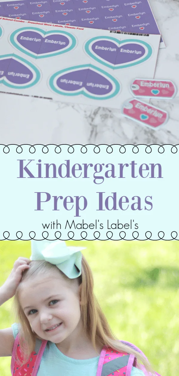 Kindergarten prep ideas, Ideas for organizing kindergarteners, how to keep kindergarteners organized, Kindergarten organization tips, how to prep for kindergarten, kindergarten school supply labels, clothing labels for kindergarteners, shoe labels for kids