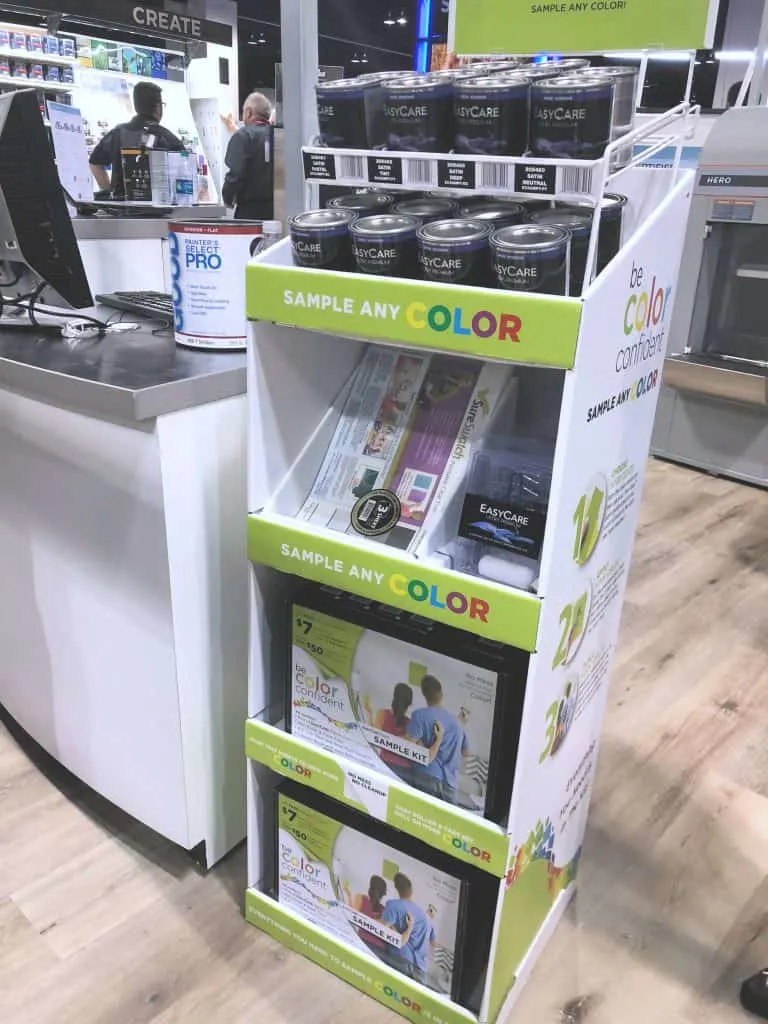 True Value EasyCare Ultra Premium Paint, Woodland bathroom makeover, simple bathroom makeover, allergy friendly paint, asthma friendly paint, asthma and allergy certified paint, paint with low VOC's, best paint for pregnant women