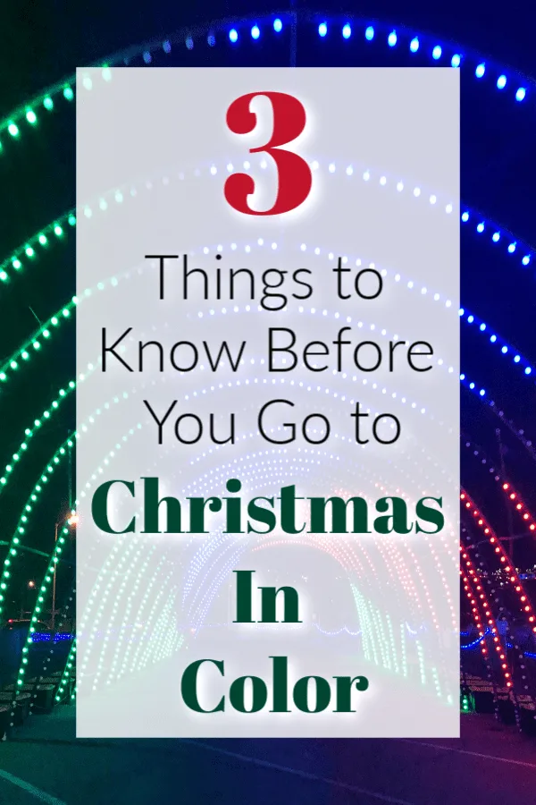 Christmas in Color, Christmas in Color Denver, Drive through lights in Colorado, Drive through christmas light in Denver, Denver light displays, know before you go christmas in color