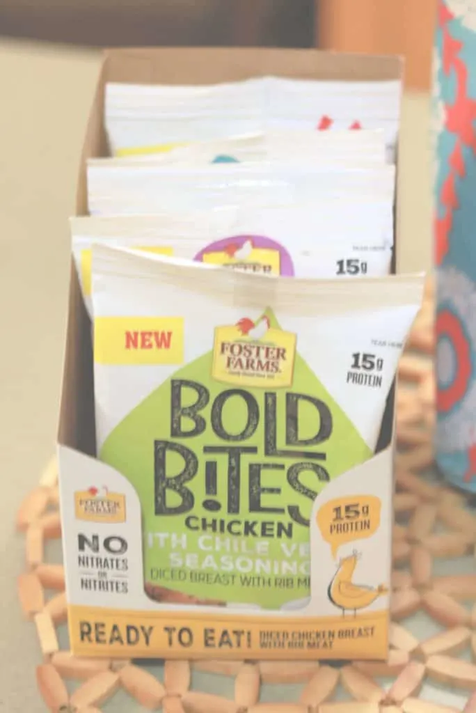 meal prep snacks, how to snack better, healthy snacking options, foster farms bold bites, on the go chicken bites, chicken snacks
