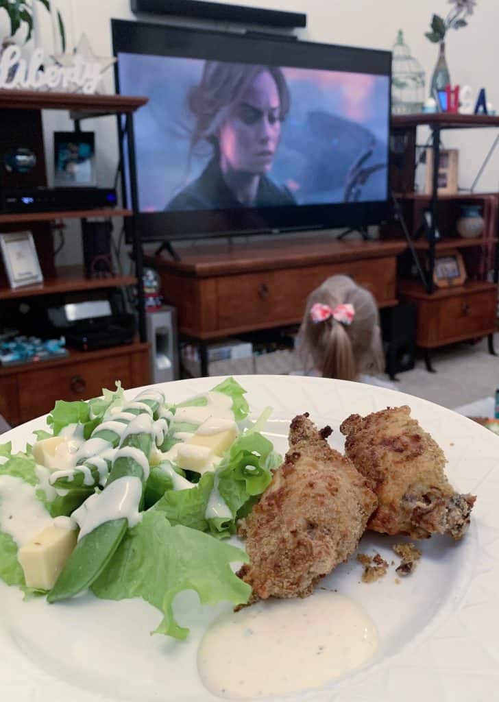 Crack Chicken Wings and Captain Marvel 