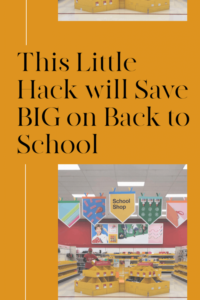 Save Big on Back to School Shopping
