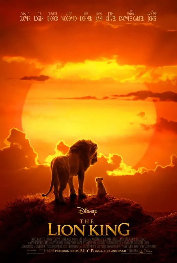 live action Lion King Movie Poster