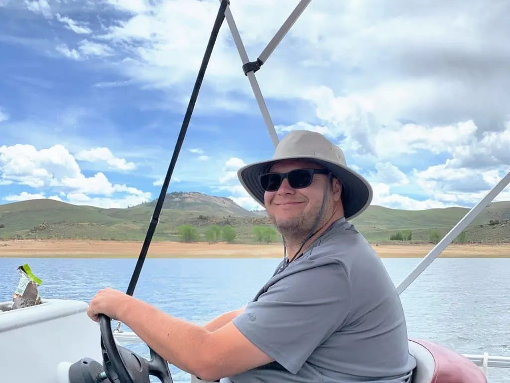 boating in blue mesa