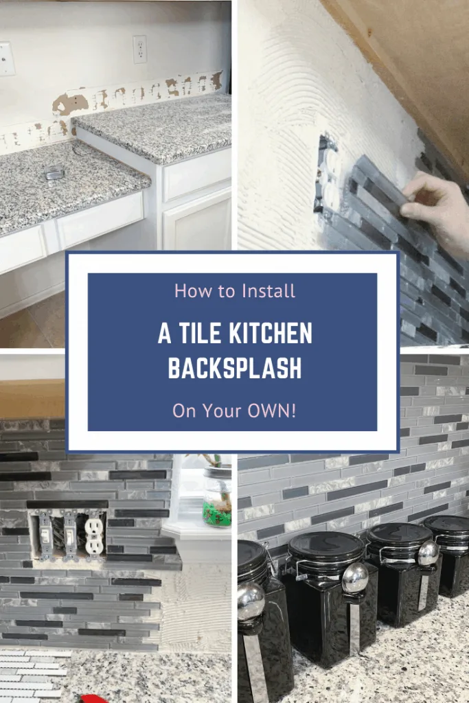 How to install a tile kitchen backsplash on your own