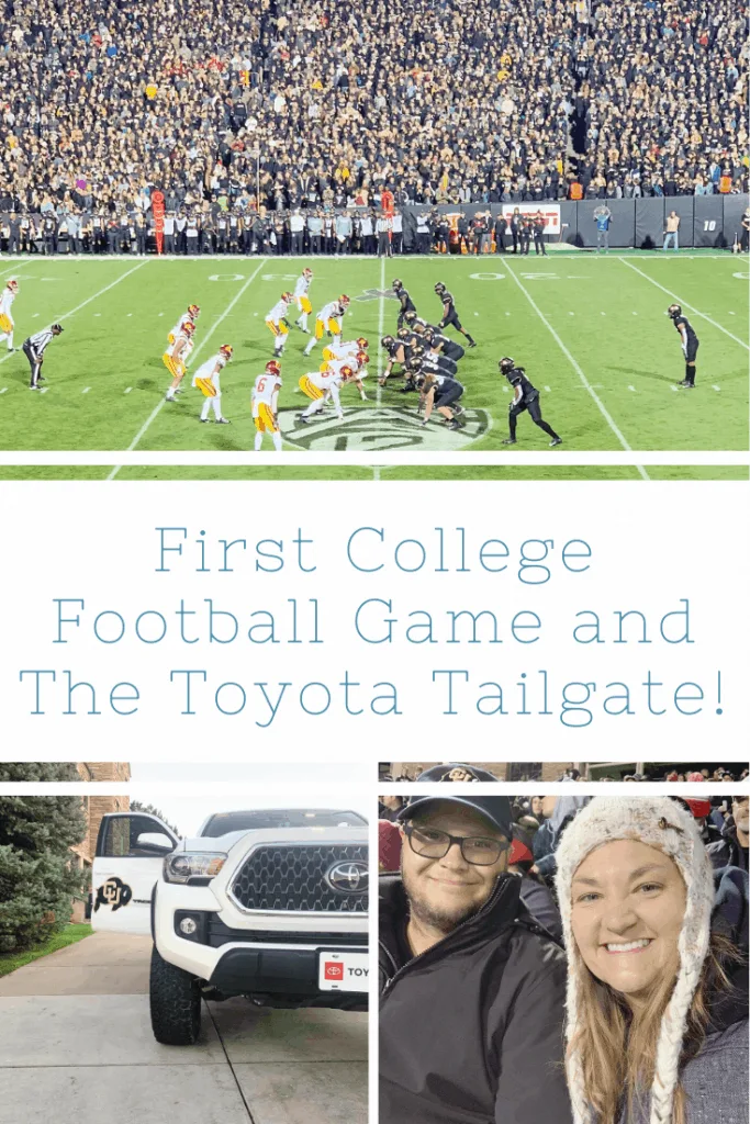 My First College Football Game and The Toyota Tailgate