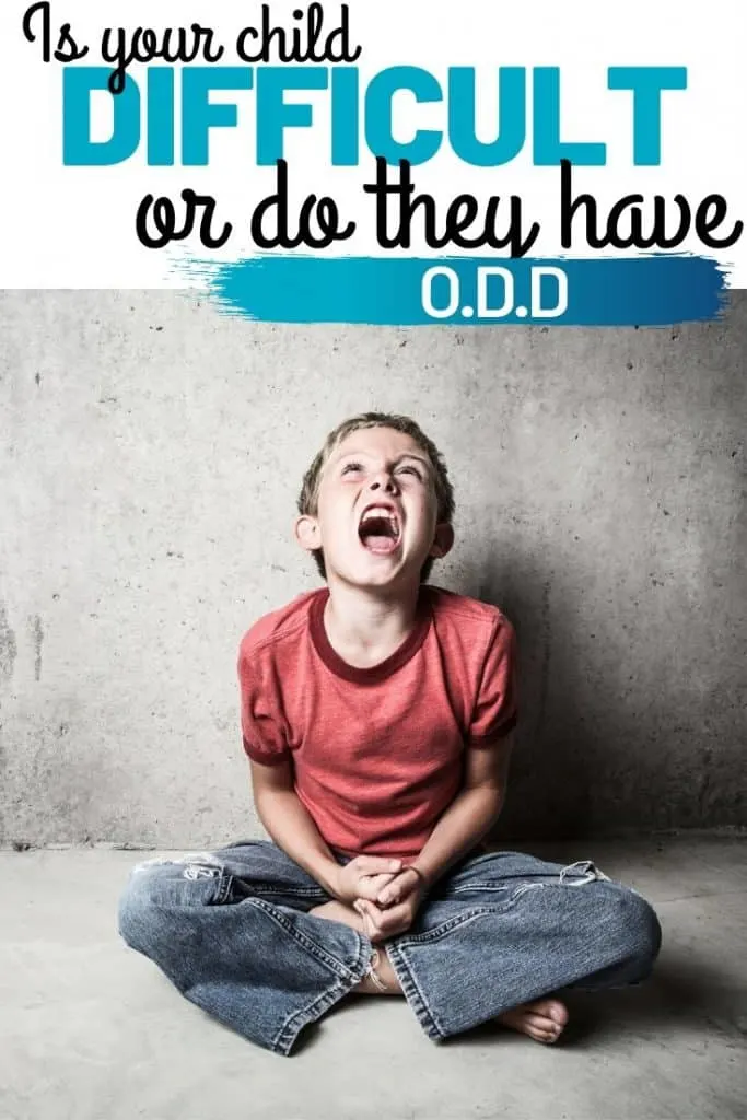 Is your Child difficult or do they have O.D.D.