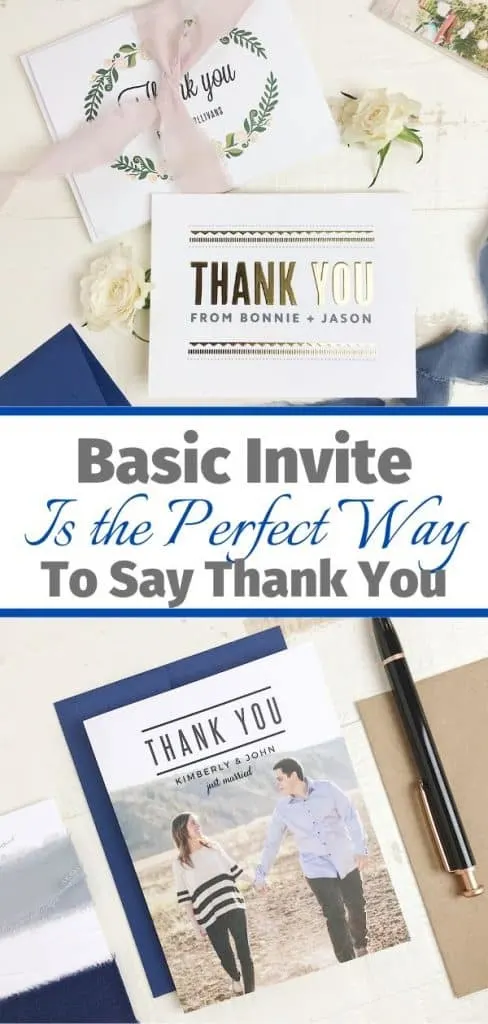 Basic Invite Is the Perfect Way to Say Thank You