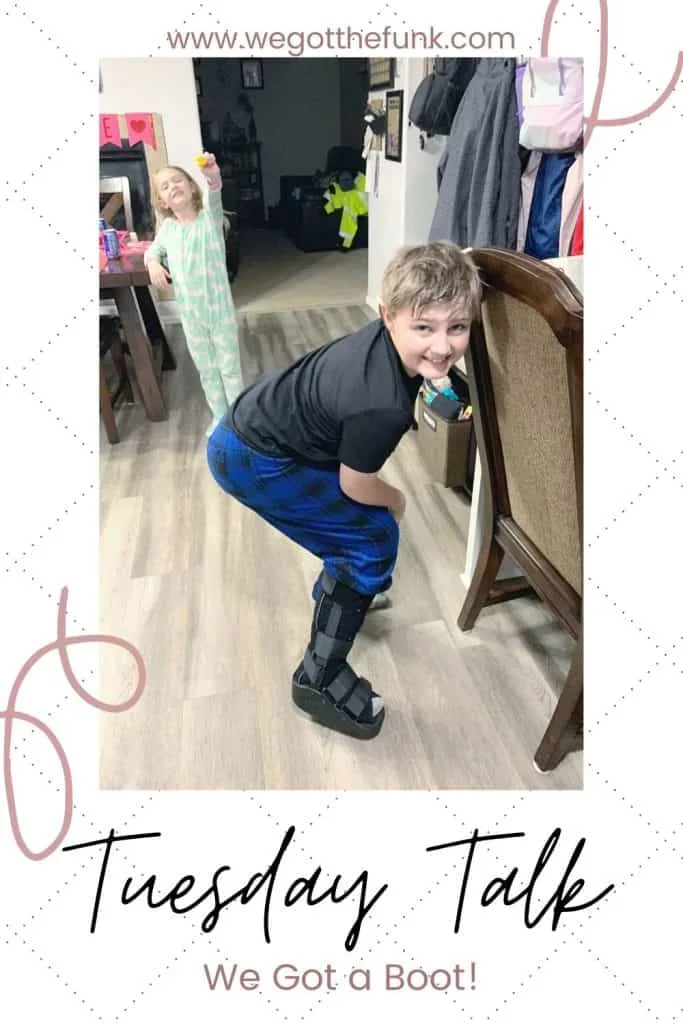 Tuesday Talk: We Got a Boot