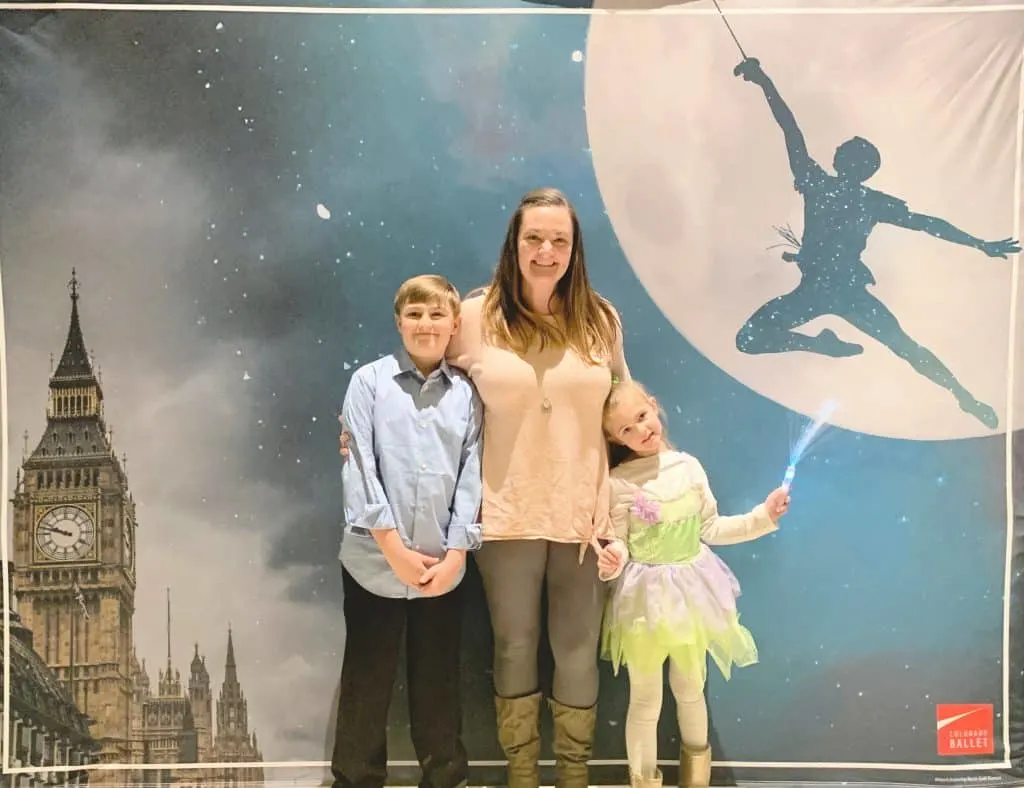 Photo opp at Peter Pan Ballet