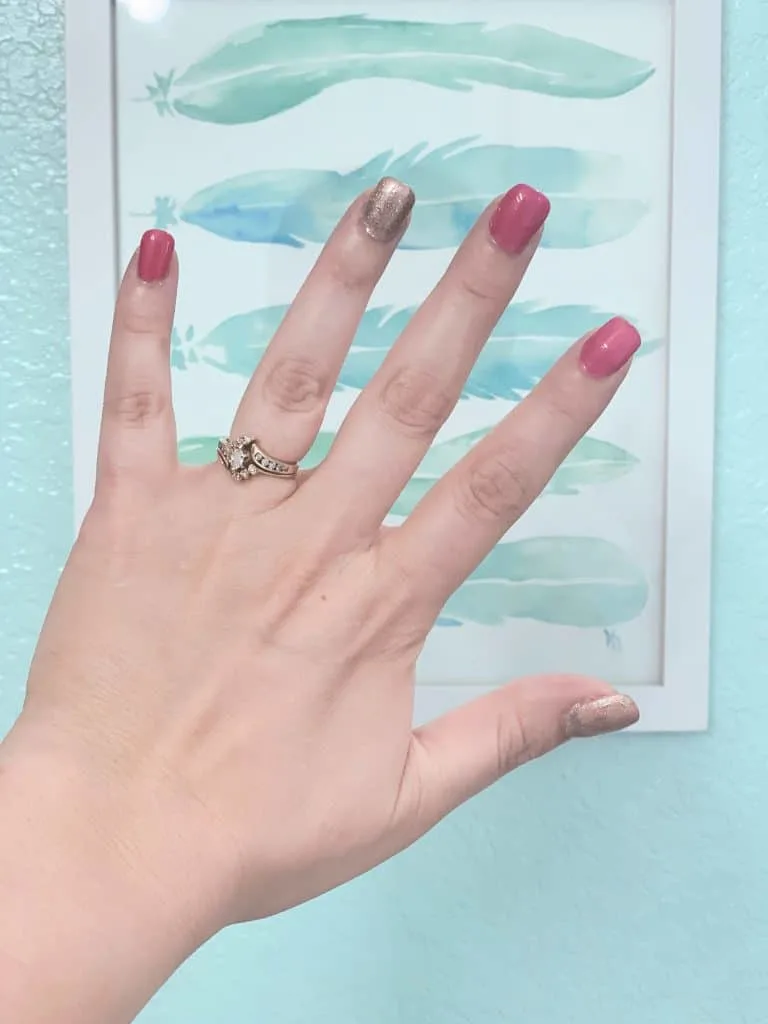 At home gel manicure