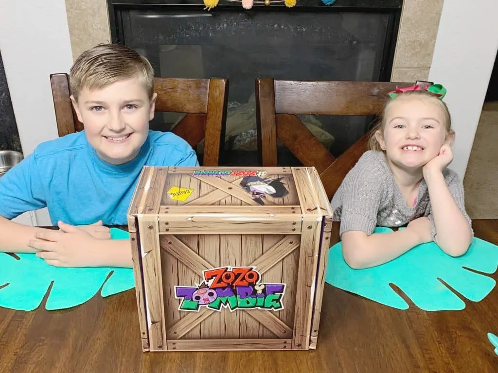 Kids with Zo Zo Zombie Box