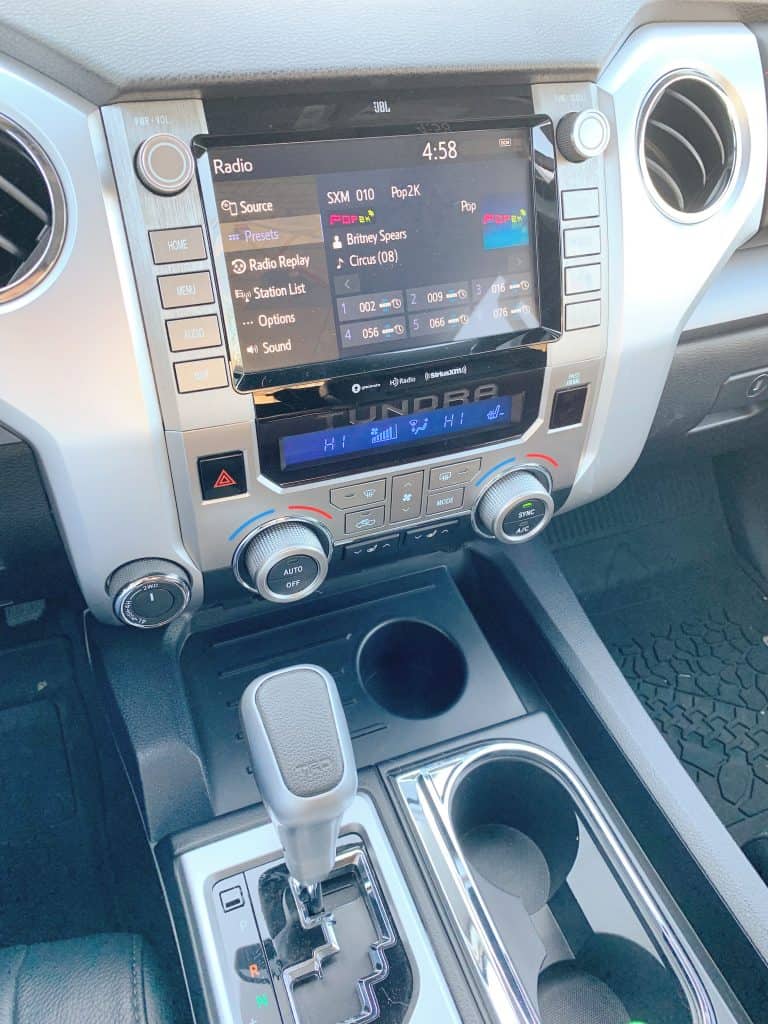 Technology in Toyota Tundra