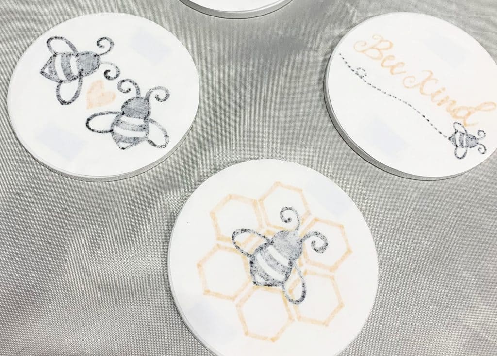 Preparing Coasters for Infusible Ink Transfer