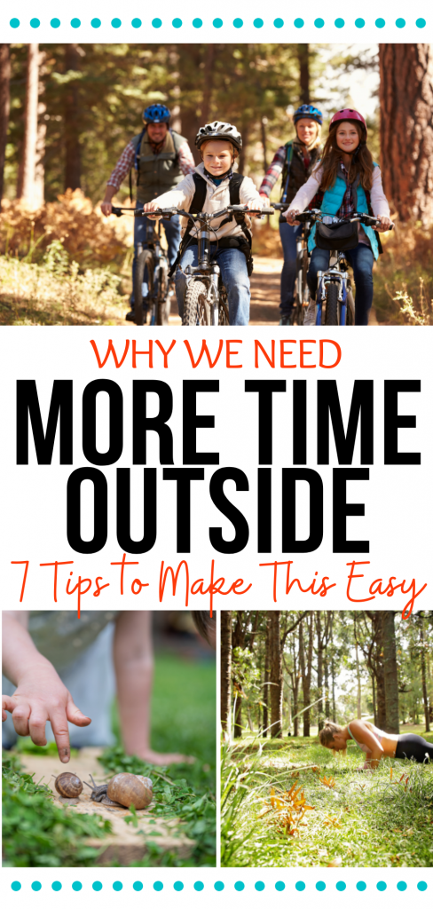 Why we need to spend more time outside