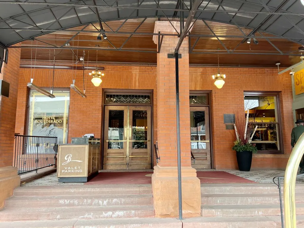 Entrance to Hotel Boulderado