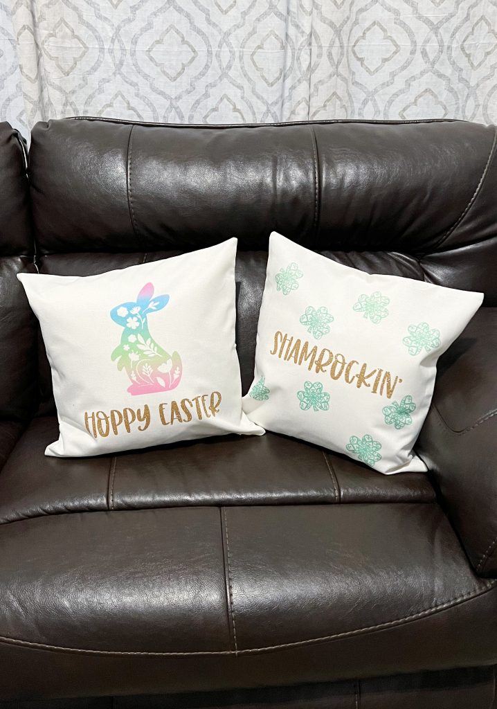 Infusible Ink Reversible Pillows