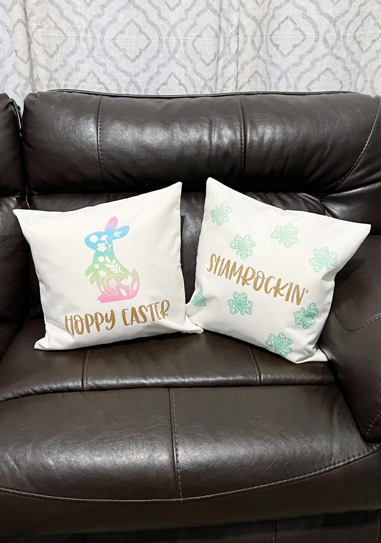 Reversible Infusible Ink Pillows & Cricut Bright 360 Lamp Review