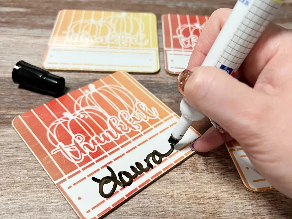 Dry Erase Infusible Ink Coasters
